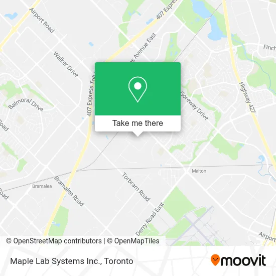 Maple Lab Systems Inc. map