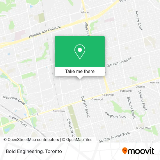 Bold Engineering map