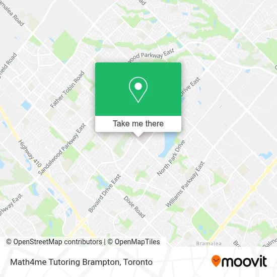 Math4me Tutoring Brampton map