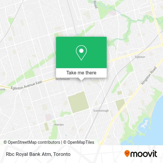 Rbc Royal Bank Atm map