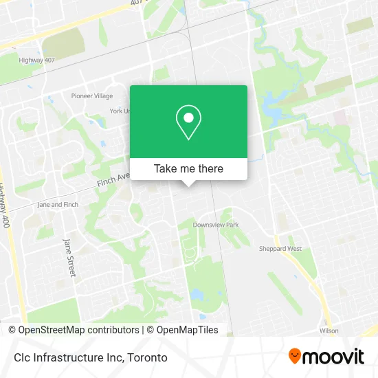 Clc Infrastructure Inc map