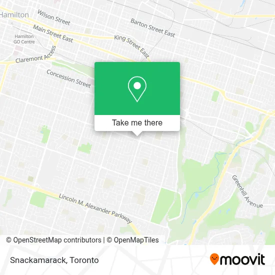 Snackamarack map