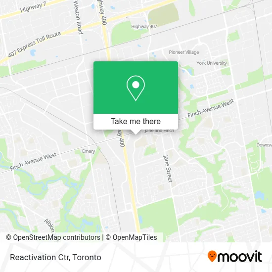 Reactivation Ctr map