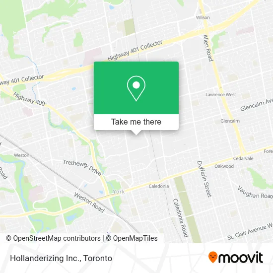 Hollanderizing Inc. map