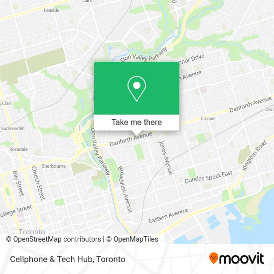 Cellphone & Tech Hub map