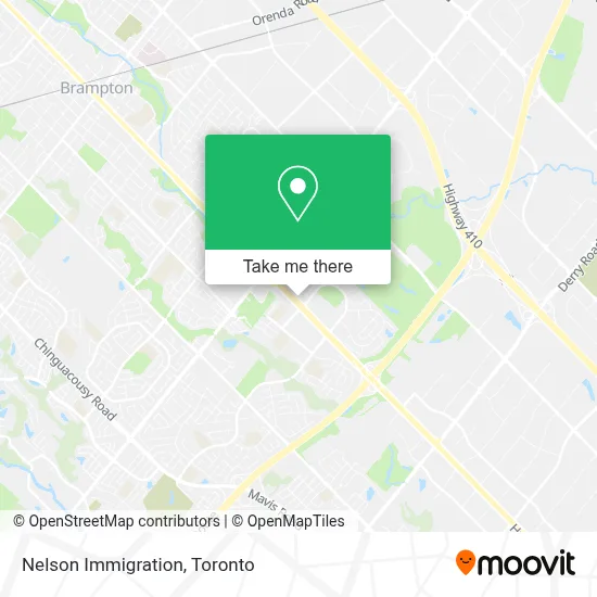 Nelson Immigration map