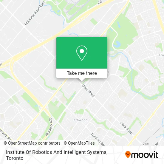 Institute Of Robotics And Intelligent Systems plan