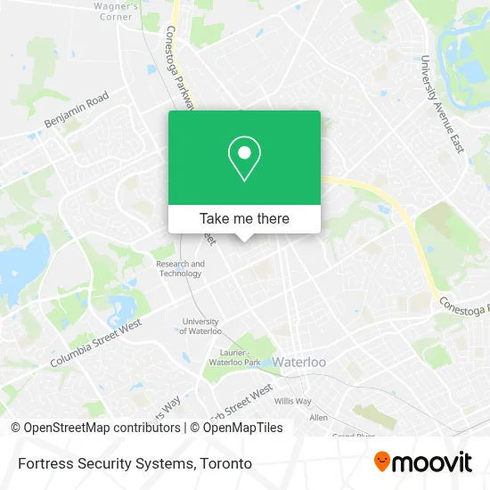 Fortress Security Systems map