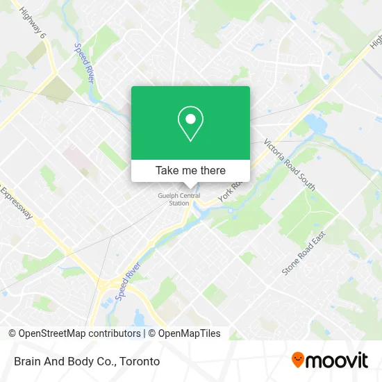 Brain And Body Co. map