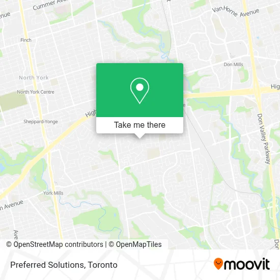 Preferred Solutions map