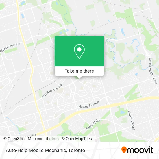 Auto-Help Mobile Mechanic map
