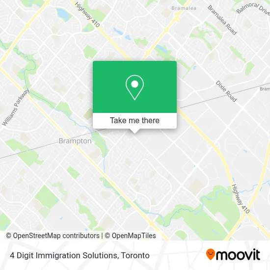 4 Digit Immigration Solutions map