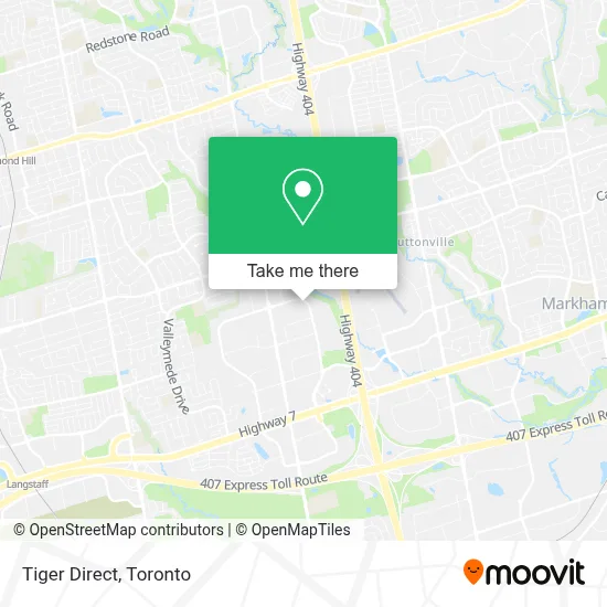 Tiger Direct map