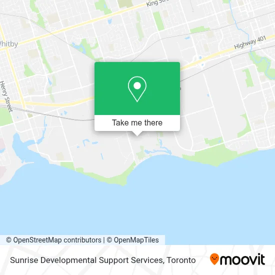 Sunrise Developmental Support Services map