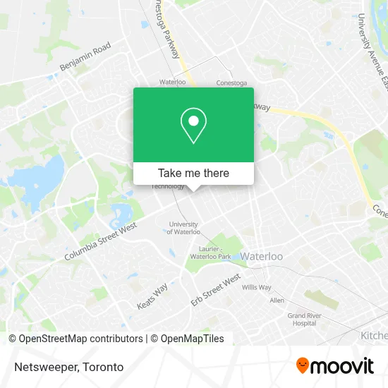 Netsweeper map