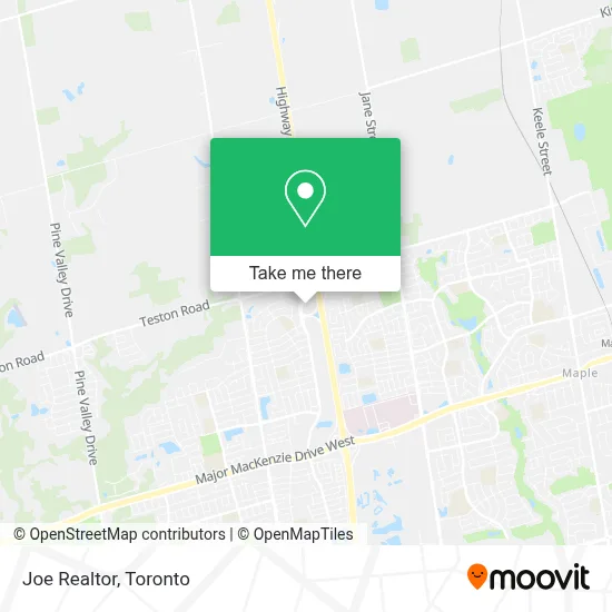 Joe Realtor map