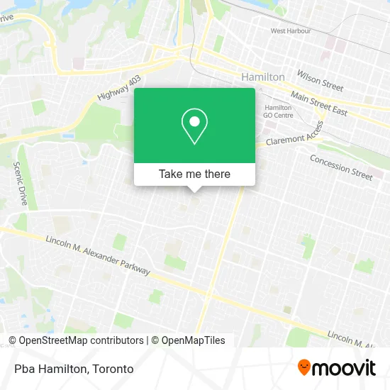 Pba Hamilton map