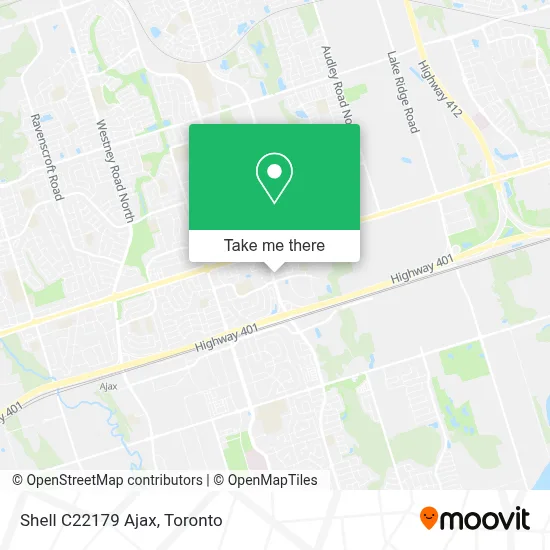 Shell C22179 Ajax map