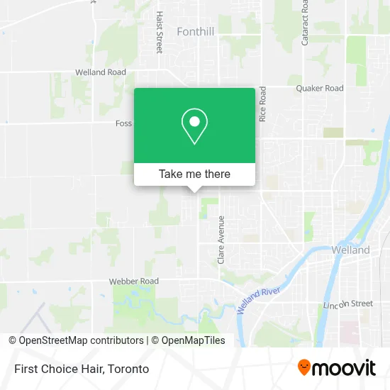 First Choice Hair map