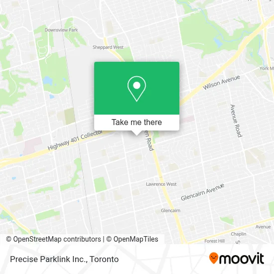 Precise Parklink Inc. map