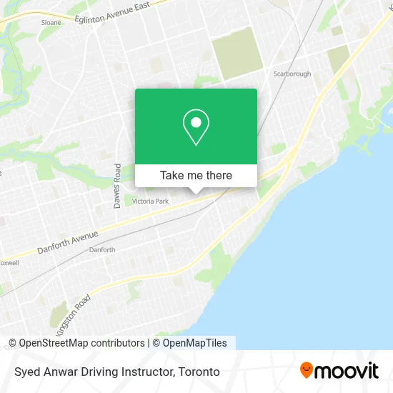 Syed Anwar Driving Instructor map