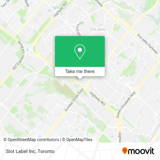 Slot Label Inc map