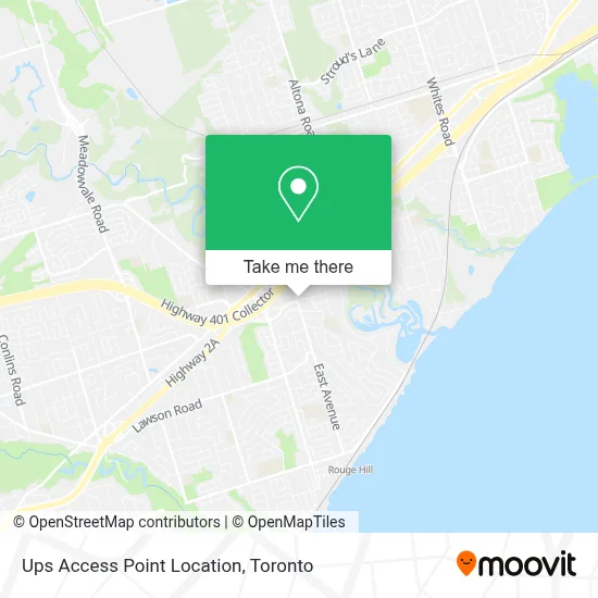 Ups Access Point Location plan