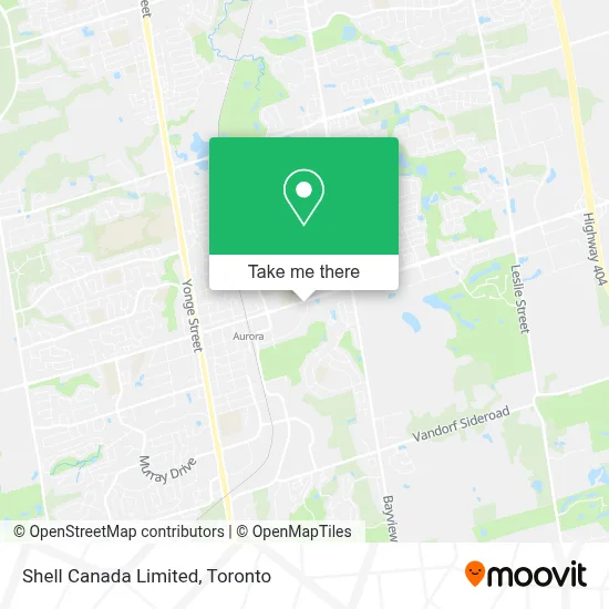 Shell Canada Limited map