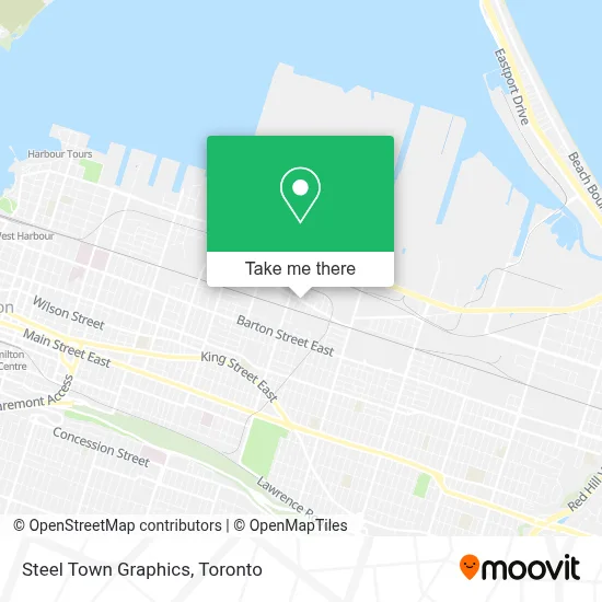 Steel Town Graphics map