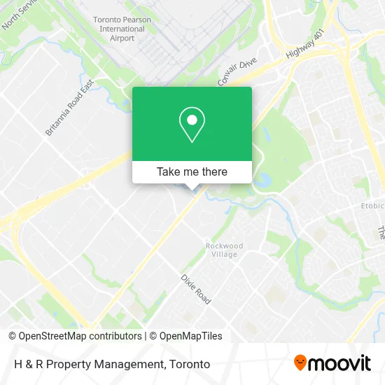H & R Property Management map