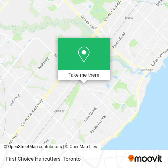 First Choice Haircutters map