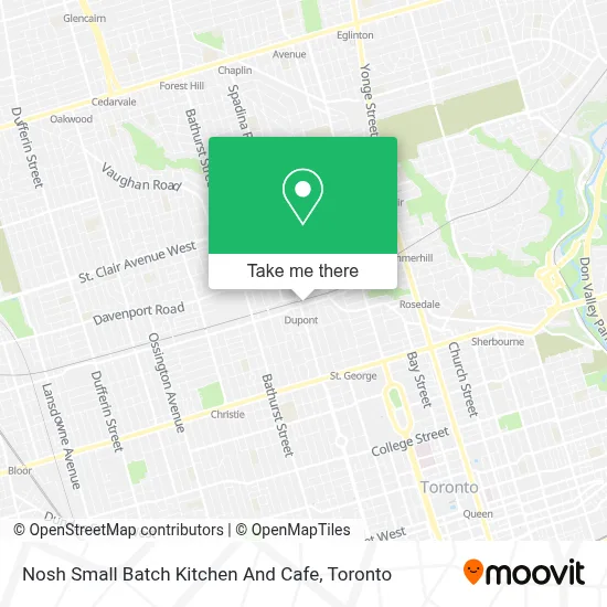 Nosh Small Batch Kitchen And Cafe map