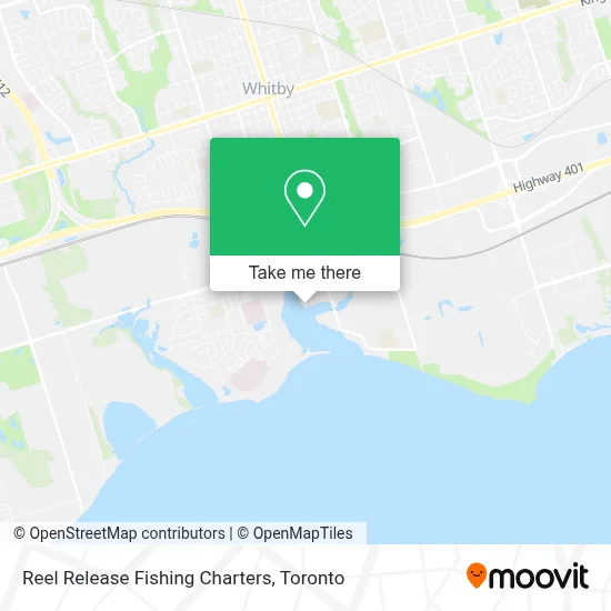 Reel Release Fishing Charters map