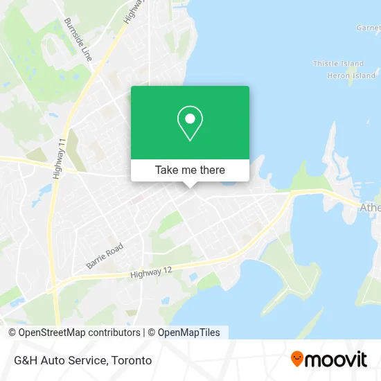 G&H Auto Service map