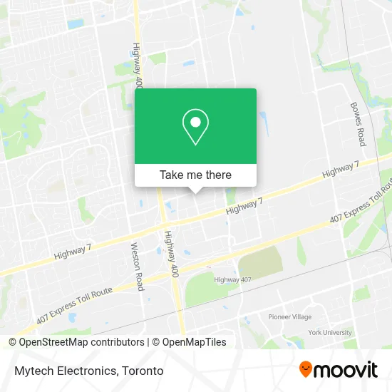 Mytech Electronics map