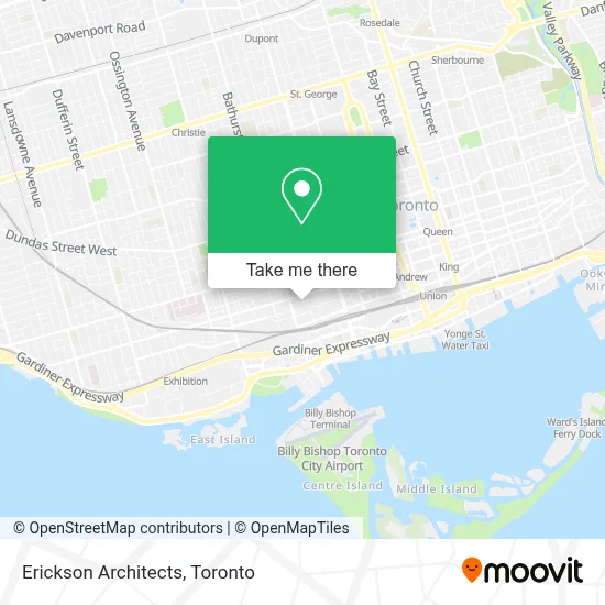 Erickson Architects map