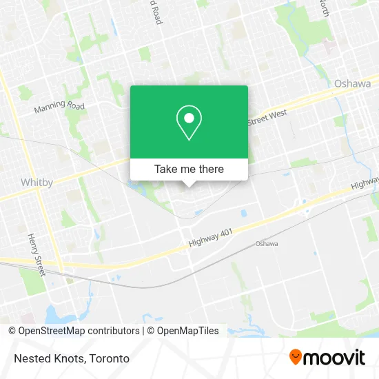 Nested Knots map