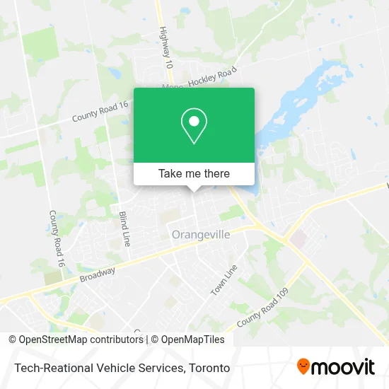 Tech-Reational Vehicle Services map