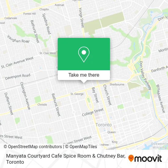Manyata Courtyard Cafe Spice Room & Chutney Bar map