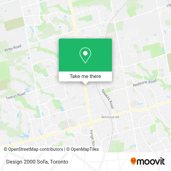 Design 2000 Sofa map