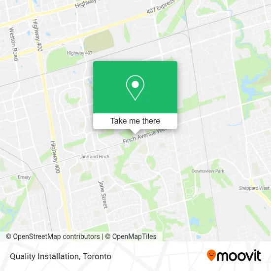 Quality Installation map