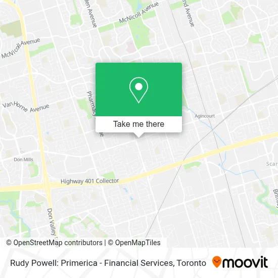 Rudy Powell: Primerica - Financial Services map