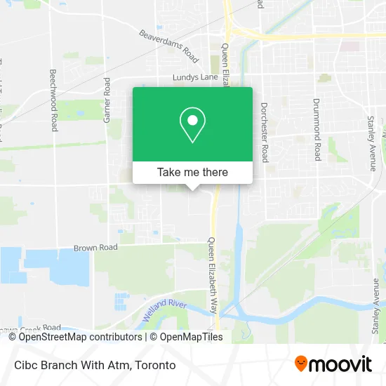 Cibc Branch With Atm map