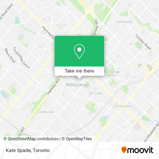 Kate Spade map