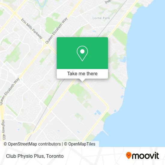 Club Physio Plus map