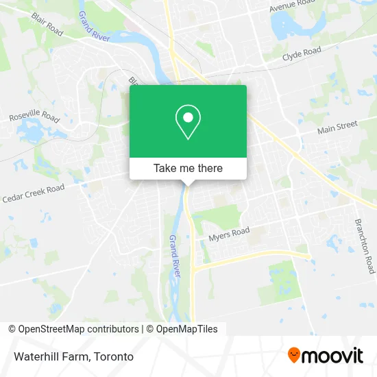 Waterhill Farm map