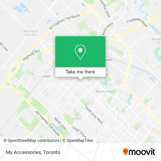 My Accessories map