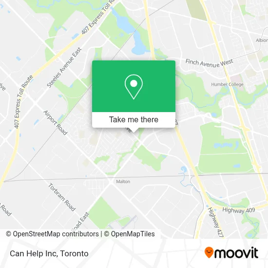 Can Help Inc map