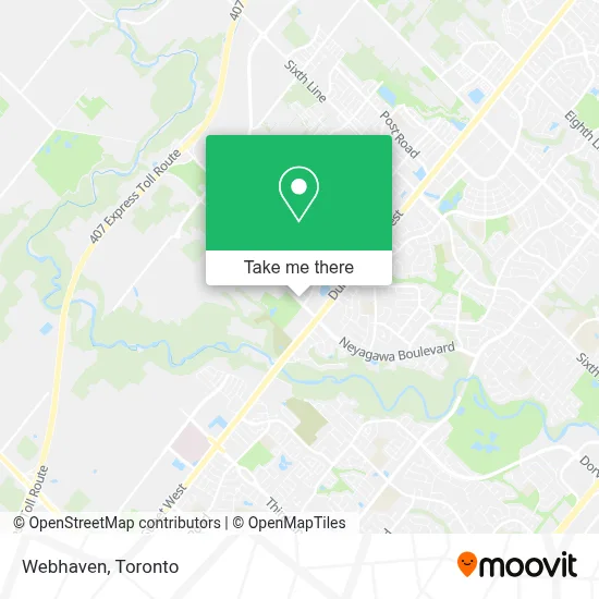 Webhaven map