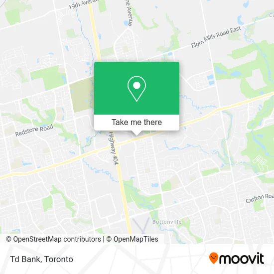 Td Bank map
